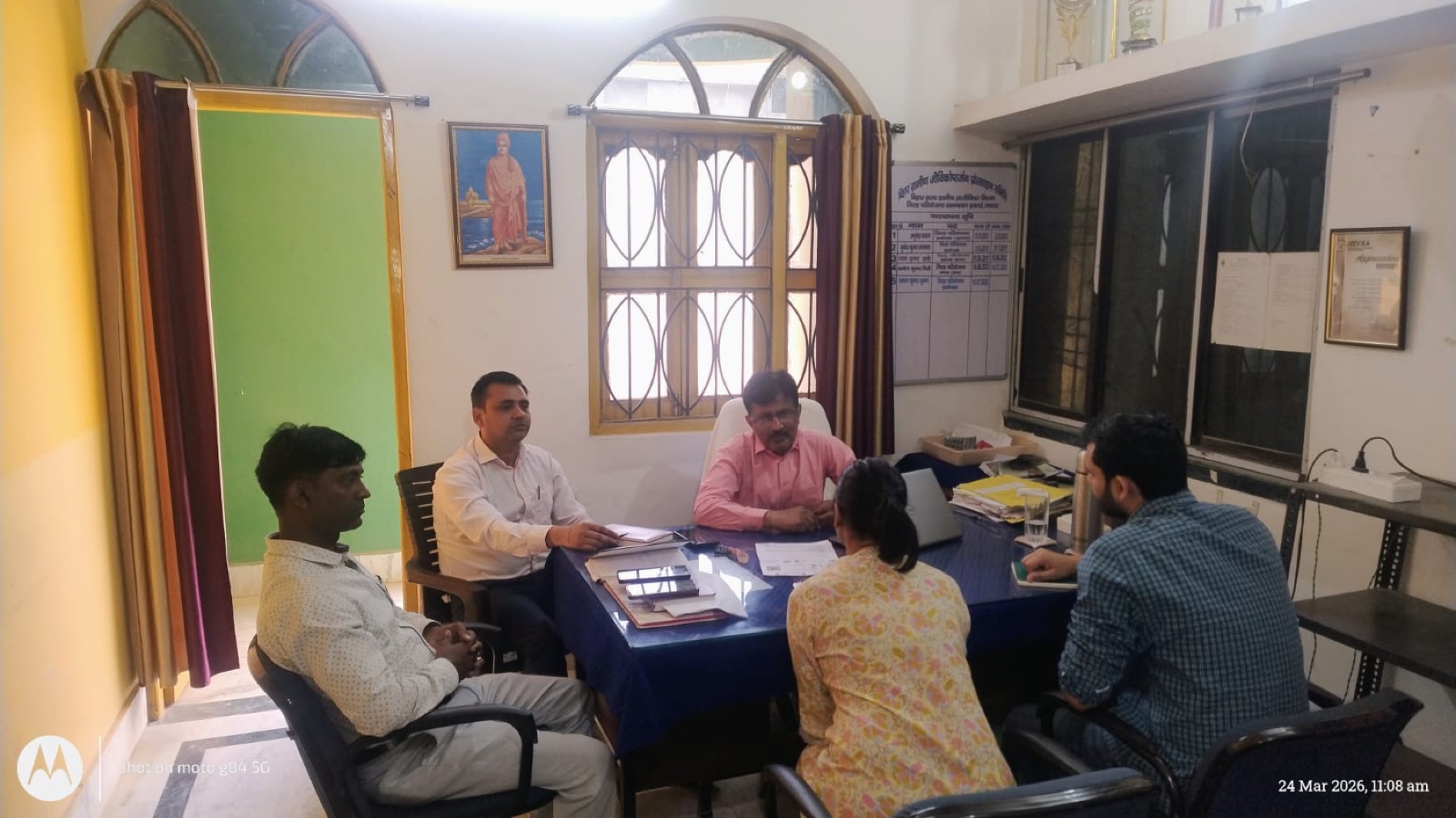 GRAMA team in a meeting at a JEEViKA office