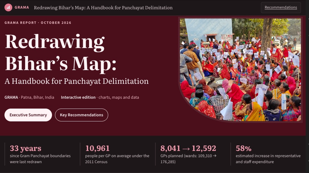 Redrawing Bihar's Map: A Handbook for Panchayat Delimitation